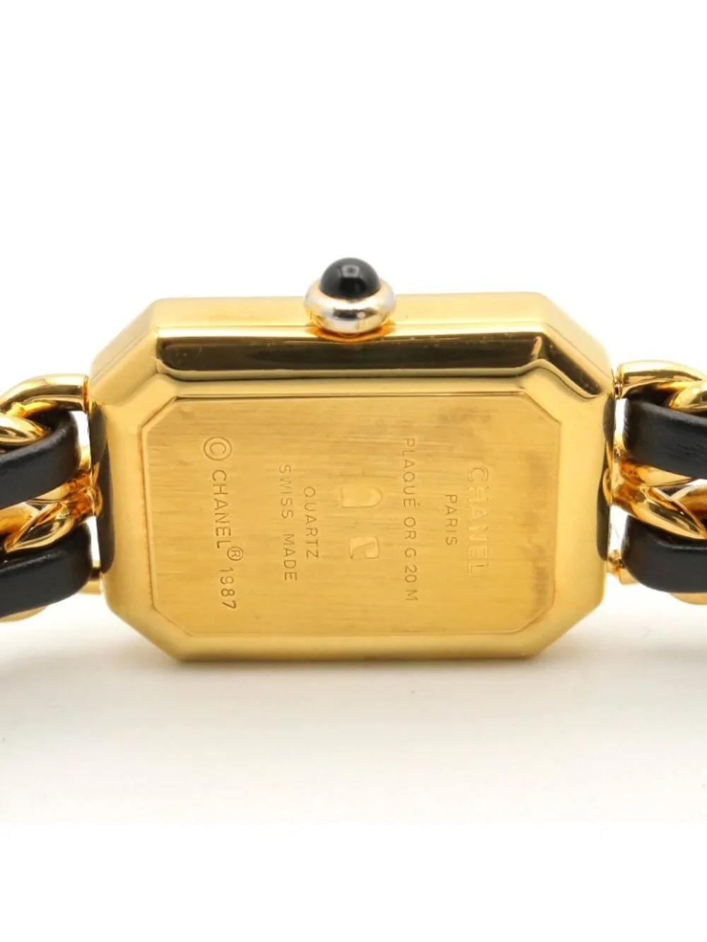 Chanel Watch Premiere S Black Leather